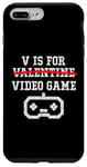 Coque pour iPhone 7 Plus/8 Plus V Is For Valentine (jeu vidéo) Funny Happy Day