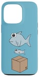 iPhone 13 Pro Big Fish Little Fish Cardboard Box, Dad Dancing Dancer Funny Case