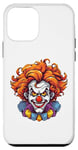 Coque pour iPhone 12 mini Costume de clown maléfique effrayant effrayant pour Halloween