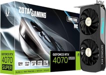 ZOTAC Gaming GeForce RTX 4070 Super Twin Edge OC GraphicsCard - 12GB GDDR6X, VAT