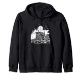 American Semi Truck Zip Hoodie