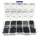 500PCS Universal Laptop Screws Set with Store Box M2 M2.5 M3 Laptop Notebook Computer Screw Kit Set Screws Assortment Set Computer Repair Accessory for IBM HP Dell Lenovo Sony Gateway Acer Samsung