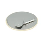 Campingaz pizza stone for the Culinary Modular System with pizza cutter wheel, stainless steel tray for easy application of the food, Ã˜ 30 cm, weight 1.56 kg