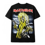 Vintage Rock Svart T-shirt Iron Maiden Killers XXXL