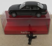 rare MICRO HERPA HO 1/87 BMW 325 I E36 coupé NOIRE #021036 in box