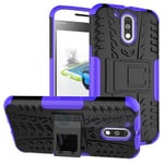 Moto G4/G4Plus Heavy Duty Case Purple