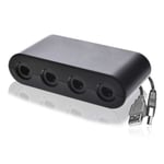 Convertisseur Adaptateur Gamecube Controller 4 Ports Portable pour Nintendo Wii U, PC USB, Switch Jeu Vidéo