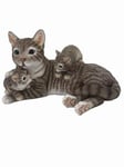 GaoF Statue de Chat de Jardin résine étanche Ornement de Jardin Suspendu pour Jardin extérieur pelouse Printemps été décoration