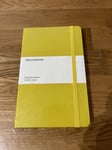 Moleskine Ruled Notebook Pad Hard Cover Journal Field Notes 21x13cm Yellow