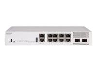 Ruckus Icx 8200 Compact - Switch - L3 - Administrerad - 4 X 10/100/1000/2.5G (Poe++) + 4 X 1/2.5/5/10 (Poe++) + 2 X 25 Gbe Sfp28 (Stacking / Uplink) - Skrivbordsmodell - Poe++ (240 W)