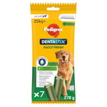 Pedigree DentaStix Daily Fresh – Bâtonnets à mâcher pour grand chien – Pour une bonne hygiène bucco-dentaire – 10 sachets de 7 sticks