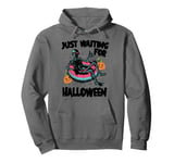 I'LL JUST WAIT Quiet Halloween Teacher Skeleton Meme tie dye Pullover Hoodie