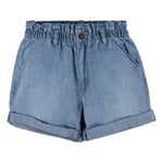 Levi's® Kids High Rise Scrunchie Shorts LITTLEle Peeble