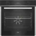 Four encastrable - Chaleur pulsée 3D - BEKO - BCBIM16300XDE - Inox - 72 L - 59,4x56,7x59,5 cm