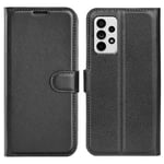 Samsung Galaxy A33 5G      Pu Wallet Case    [Black]