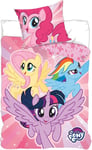 My Little Pony sängkläder för barn 100x140 cm - Bäddset My Little Pony - 2 i 1 design - 100% bomull