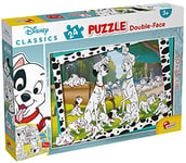 Liscianigiochi DF Plus Enfants, 86214, DISNEY Puzzle Double Face 24 pièces DISNEY CLASSIC/ANIMALS