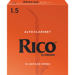 D'Addario RDA1015 Klarinett Flis Rico Alto Clarinet 1.5 10 Pack