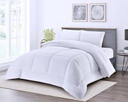 Fanny & Céline Couette Chaude 600g 140x200cm Ultra gonflant Douceur extrême EL-300 Blanc