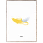 Banana the Banana Plakat, 50x70 cm, Hvit