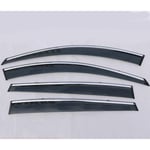 Lfldmj Chrome car window sun vent visor rain guards sun/rain shield exterior decoration,for Toyota RAV4 2014-2018