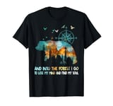 And Into The Forest I Go To Lose My Mind Camping Bear T-Shirt