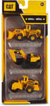 CAT Construction Die Cast Metal 3Pack Vehicles Toys Steam Roller/Excavator 82274