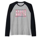 Harris Walz 2024, Kamala Harris For President Shirt For Men Raglan Baseball Tee