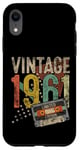 Coque pour iPhone XR Vintage 1961 64e anniversaire cadeaux pour hommes femmes 64 ans