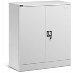 Helloshop26 - Armoire de bureau métallique acier 102 cm gris