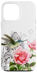 Coque pour iPhone 13 Pro Max Protective Phone Case for Cute Girls Women Humming Bird