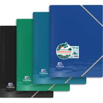 Oxford Protège-documents Oceanis Recycle, A4, PP, 80 vues, 40 pochettes, coloris assortis