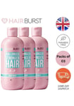 Hairbrust Hair Strength Formula Conditioner Growth Vitamins - 350ml Packs of 3