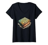 Womens Cool Holy Bible Book Costume for Man and Woman V-Neck T-Shirt