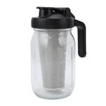 Iced Coffee Maker Pitcher Stainless Steel Filter Cold Brew Coffee Maker Flip Cap