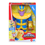 Marvel Playskool Mega Mighties Super Hero Adventures Thanos Figurine à Collectionner 25 cm Jouets pour Enfants à partir de 3 Ans, F0022ES1, Cranberry