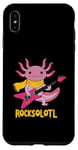 Coque pour iPhone XS Max Rocksolotl Guitare Axolotl pour enfant