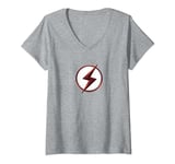 The Flash TV Series Kid Flash Logo T-Shirt avec Col en V