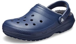 Crocs Unisex Classic Lined Clog, Navy Charcoal, 13 UK Men/ 14 UK Women