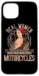 Coque pour iPhone 15 Plus Sexy Real Chick Ride Moto Femme Biker Babe Pin Up