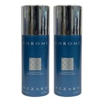 Chrome Mens Deodorant Body Spray 150ml LORIS AZZARO Duo Pack