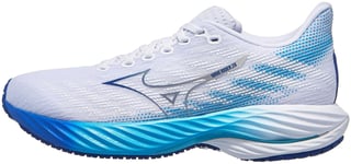 Mizuno Wave Rider 28 Womens Running Shoes White Cushioned Sports Run Trainers