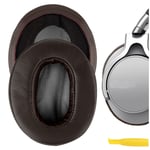 Geekria Replacement Ear Pads for Sony MDR-1ABT, MDR-1RNC Headphones (Brown)