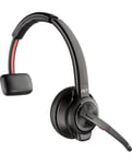 POLY SAVI 8210 Casque Sans fil Arceau Bureau/Centre d'appels Bluetooth Noir