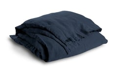 Lovely Linen - Påslakan Linne Midnight Blue Enkel från Sleepo