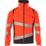 JAKKE,5XL,HI-VIS RØD/MØRK MARI