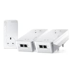 devolo Magic 2–2400 Wi-Fi 6: Whole Home Kit | 4k/ 8k UHD Streaming | Stable Home Working (Up to 2400 Mbps powerline & 1800 Mbps Mesh WiFi 6, G.hn, 5x Gb LAN ports)