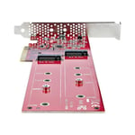 - StarTech.com - StarTech.com Adaptateur PCIe M.2 - PCIe x8/x16 vers Double NVMe ou AHCI M.2 SSD - PCI Express 4.0, 7,8Gbps/Disque