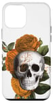 Coque pour iPhone 12 mini Crâne avec fleurs