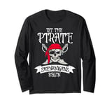 Funny Halloween Skull Let The Pirate Shenanigans Begin Long Sleeve T-Shirt